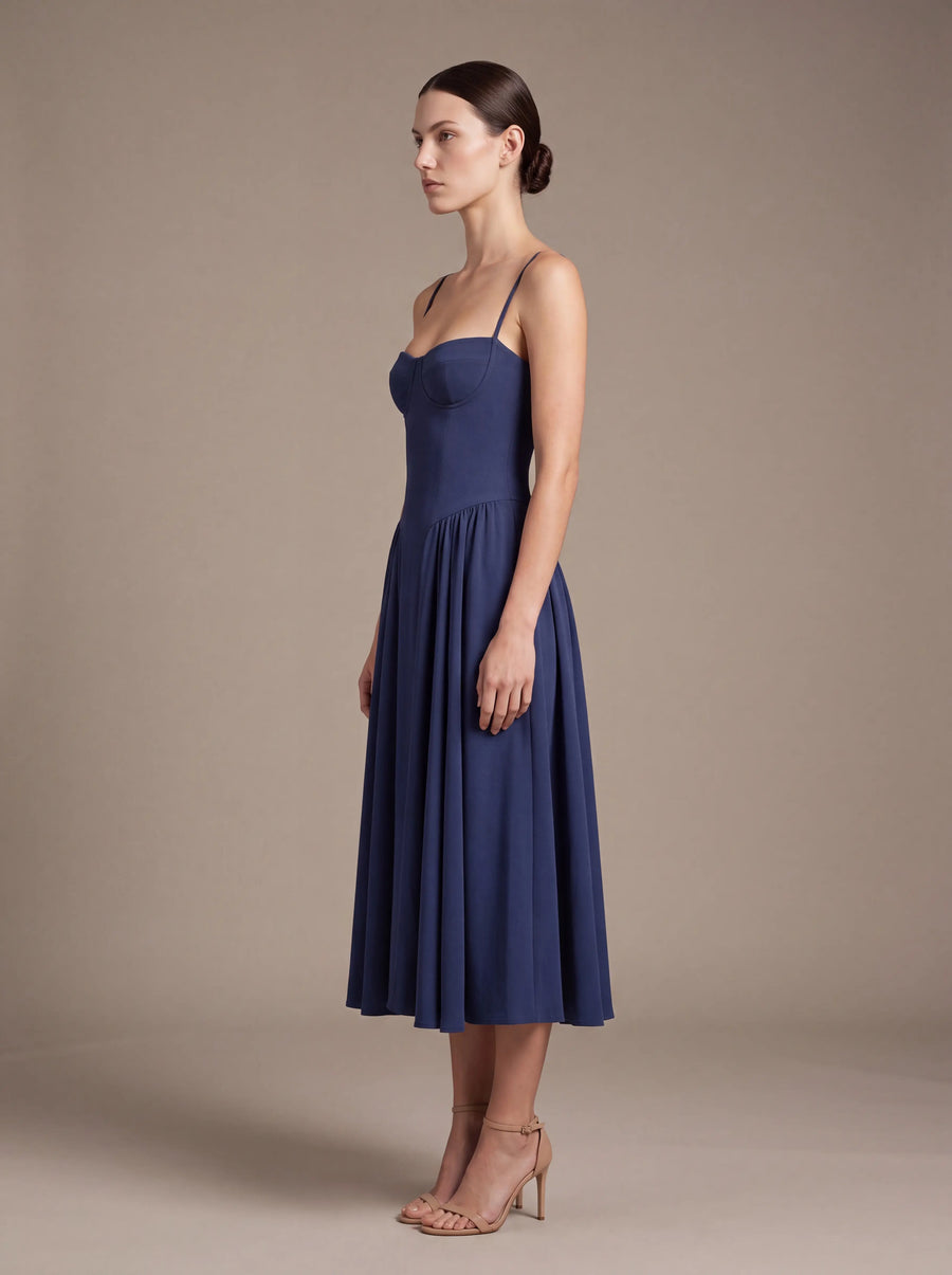 Bea Midnight Blue Studio Side