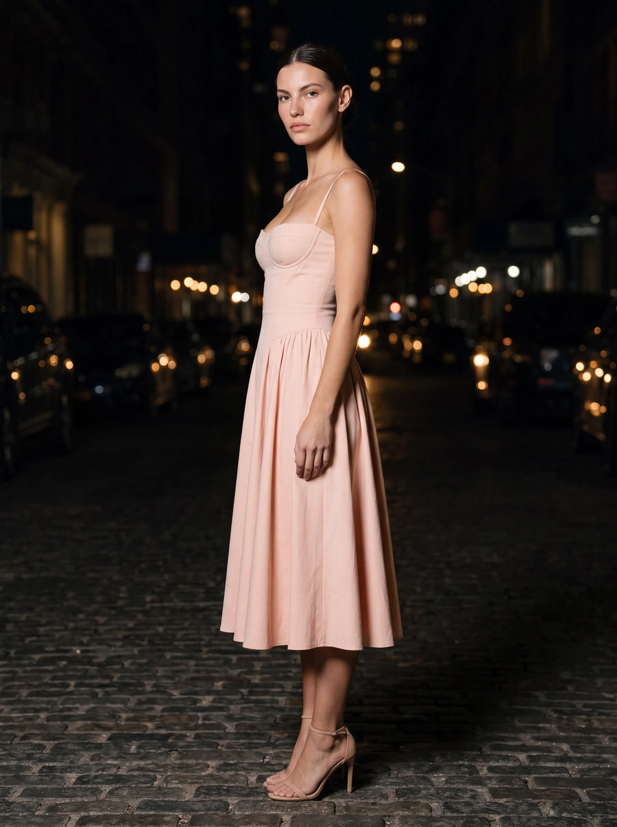 Bea Ballerina Pink Studio Side