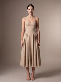 Bea Champagne Beige Studio Front