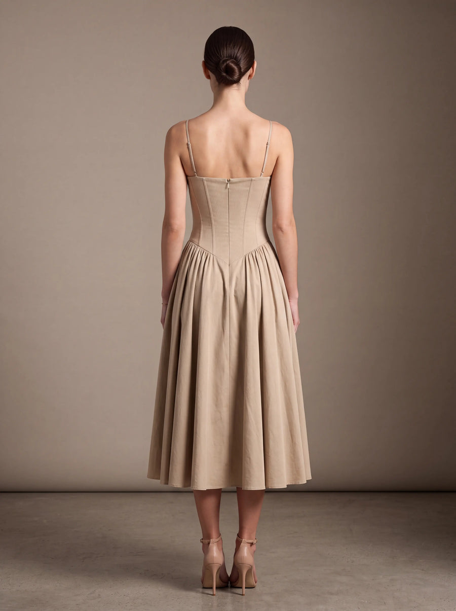 Bea Champagne Beige Studio Back