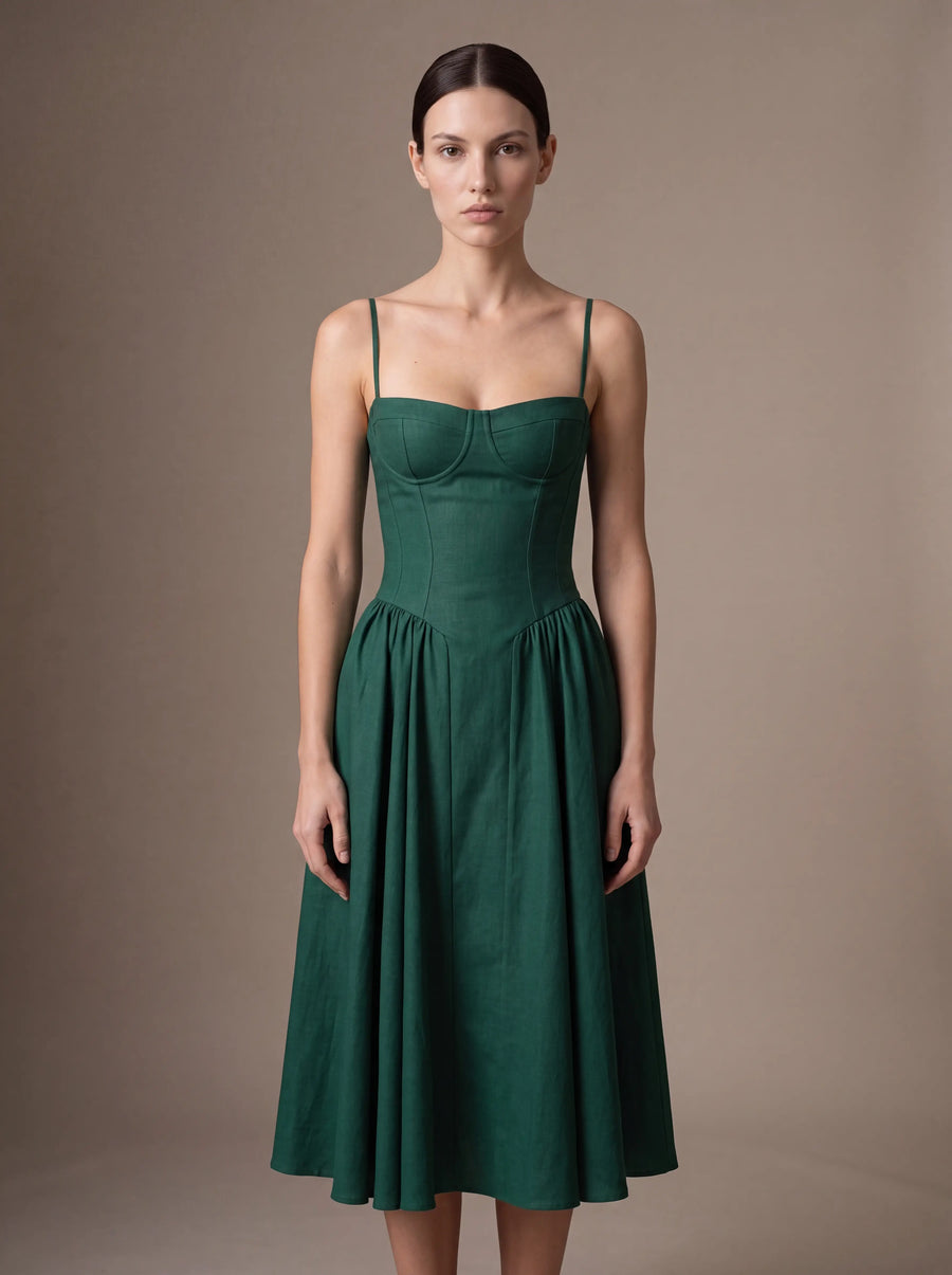 Bea Emerald Green Studio Zoom