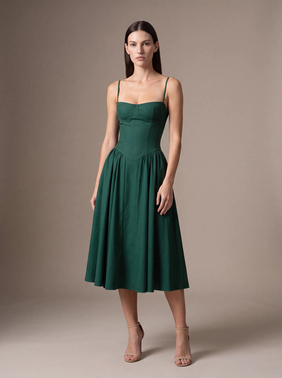 Bea Emerald Green Studio Turn