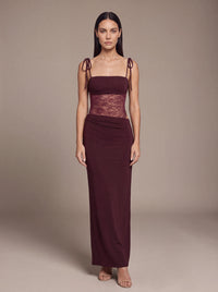 Alexia Burgundy Studio Front