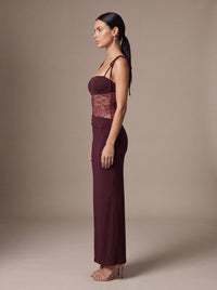 Alexia Burgundy Studio Side