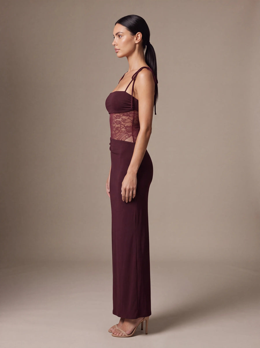 Alexia Burgundy Studio Side