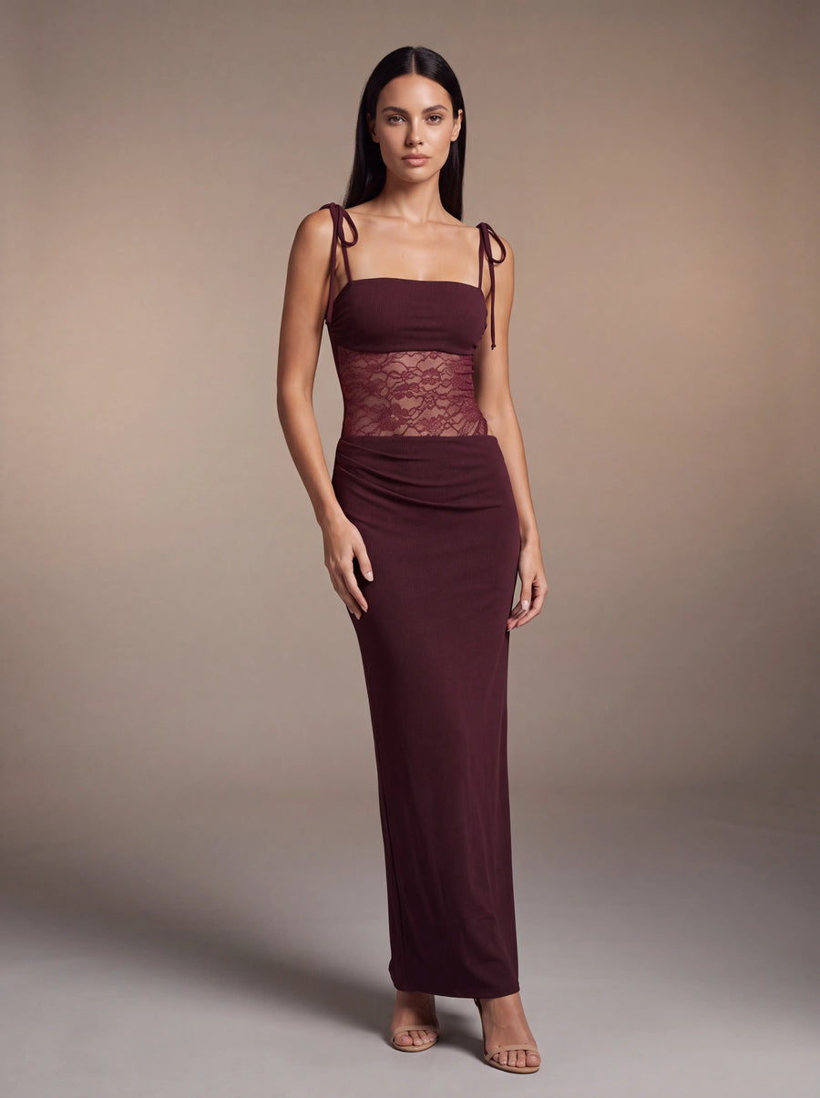 Alexia Burgundy Studio Turn