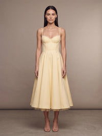 Amelie Butter Yellow Studio Front
