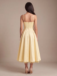 Amelie Butter Yellow Studio Back