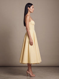 Amelie Butter Yellow Studio Side