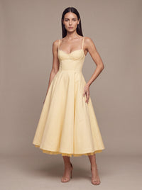 Amelie Butter Yellow Studio Turn