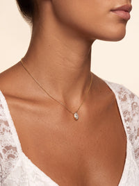 Marquise Solitaire Pendant Necklace