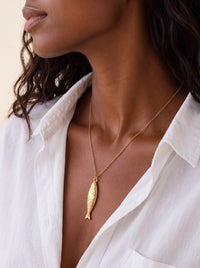Coastal Classic Fish Sardine Necklace