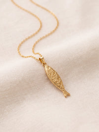 Coastal Classic Fish Sardine Necklace