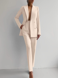 Eleonor | Elegant Women's Suit Off White