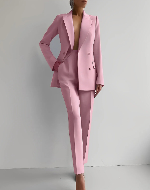 Eleonor | Elegant Women's Suit Pink