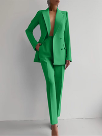 Eleonor | Elegant Women's Suit Green