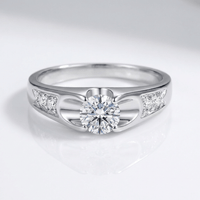 CLASSIC ROSE GOLD ZIRCONIA SOLITAIRE RING