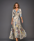 Angela - Chic Dress with Floral Print