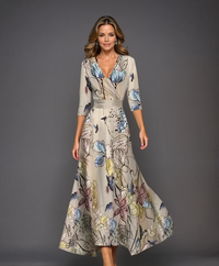 Angela - Chic Dress with Floral Print
