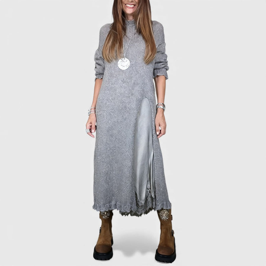 Portia – Elegant Layered Sweater and Dress Set
