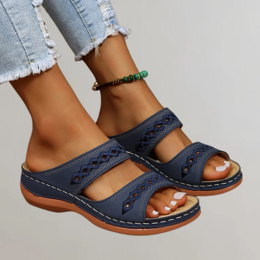 Wendy | Orthopedic Sandals Dark Blue