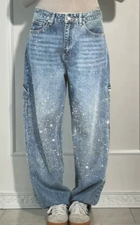 Katherine – Women’s Denim Balloon Trousers for Effortless Confidence