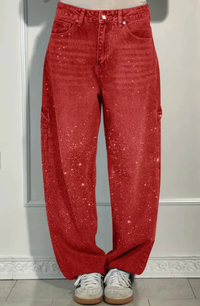 Katherine – Women’s Denim Balloon Trousers for Effortless Confidence
