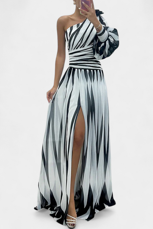 Aubryzah | Sophisticated Maxi Dress White