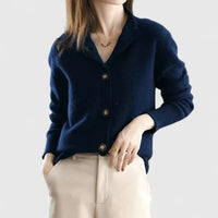 Camaryllis | Elegant Cardigan Brown