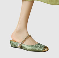 Cilia | Orthopedic Sandals Green (Low)