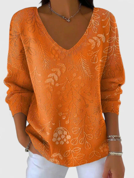 Aislynnne | Sophisticated Top Orange
