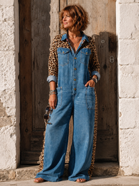 Phaedra – Effortless Denim One-Piece Jumpsuit