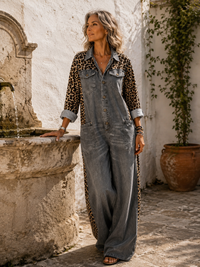 Phaedra – Effortless Denim One-Piece Jumpsuit