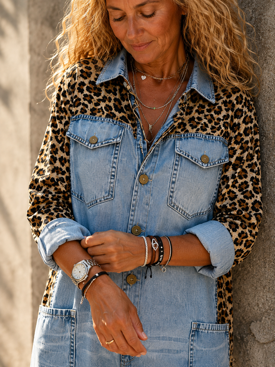 Phaedra – Effortless Denim One-Piece Jumpsuit