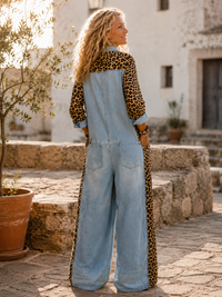 Phaedra – Effortless Denim One-Piece Jumpsuit