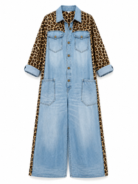 Phaedra – Effortless Denim One-Piece Jumpsuit