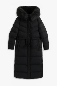 Elena – Fur Hooded Puffer Coat