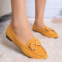Beatrice Metallic Bow Loafers