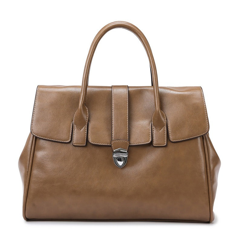 Élodie Large Faux Leather Handbag