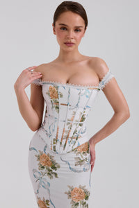 ROSALIE CORSET MAXI DRESS