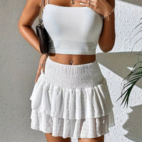 Noa Ruffled Flowy Mini Skirt