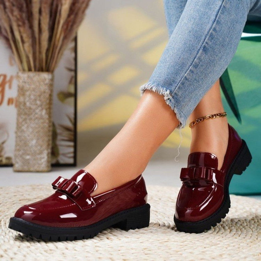 Victoria Patent Chunky Loafers