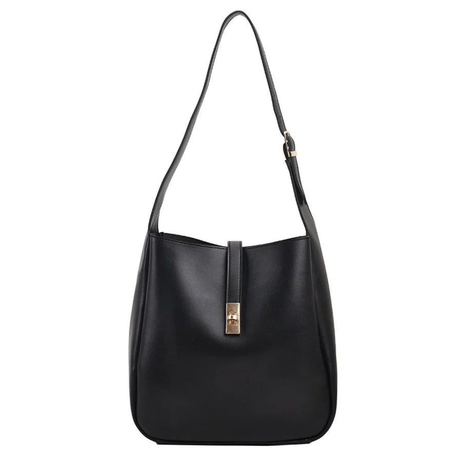Victoria Retro Vegan Leather Shoulder Bag