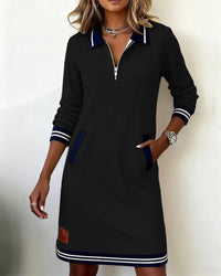 Esme – Long Sleeve Cotton Dress for Everyday Elegance