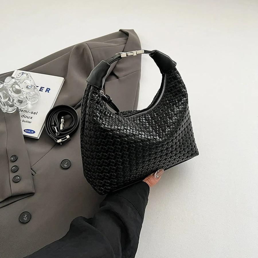 Sini Woven Shoulder Bag