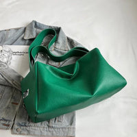 Andrea Large Faux Leather Tote Bag