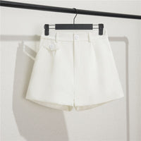 Clara Button-Detail Tailored Shorts