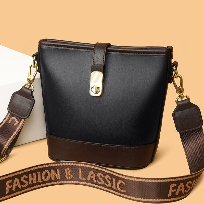 Mireia Leather-Effect Bucket Bag