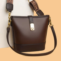Mireia Leather-Effect Bucket Bag