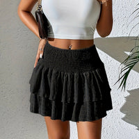 Noa Ruffled Flowy Mini Skirt